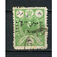 Персия (Иран) - 1925 - Мохаммед Али-шах с надпечаткой на 1Kr - [Mi.506] - 1 марка. Гашеная.  (LOT AR28)