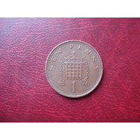 1 новый пенни 1971 год Великобритания