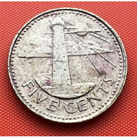 125-06 Барбадос, 5 центов 1997 г.