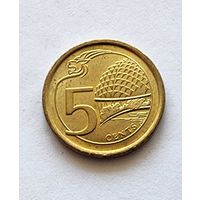 Сингапур 5 центов, 2014