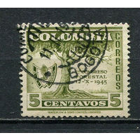Колумбия - 1959 - Лесной конгресс в Боготе - [Mi. 553] - полная серия - 1 марка. Гашеная.  (Лот 34DZ)-T5P4