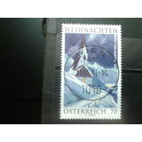 Австрия 2011 Рождество 1-й выпуск Кирха Михель-1,4 евро гаш