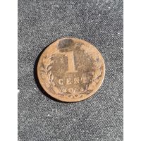 Нидерланды 1 цент 1883
