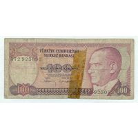 Турция 100 лир 1970 год. серия А