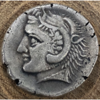 Греция Драхма Атея (царь Скифии). 353 - 347 гг. до н.э. Серебро