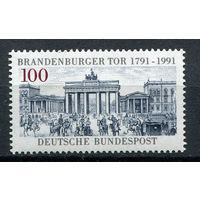 Германия - 1991г. - 200 лет Бранденбургским воротам - полная серия, MNH [Mi 1492] - 1 марка