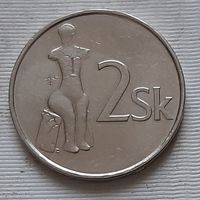 2 кроны 2003 г. Словакия