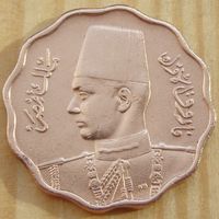 Египет. 10 миллим 1938 год  KM#361