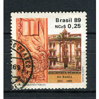 Бразилия - 1989 - Библиотечный год - [Mi. 2288] - полная серия - 1 марка. Гашеная.  (Лот 14ER)-T7P22