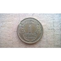 Франция 1 франк,  1940г. (D-20)