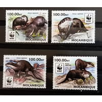 МОЗАМБИК   2016  Дикая Фауна  ОХРАНА ПРИРОДЫ WWF MNH