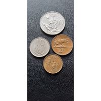 ЮАР 4 монеты одним лотом