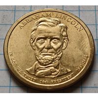 США 1 доллар, 2010         P        Президент США - Авраам Линкольн       ( 3-7-1 )