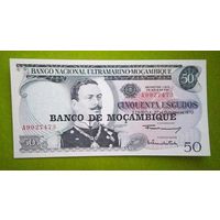Банкнота 50 escudos Мозамбик  1970 г.