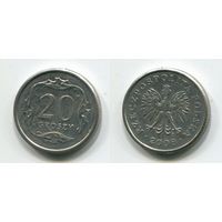 Польша. 20 грошей (2008, XF)