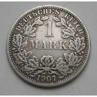 Германия 1 марка 1907