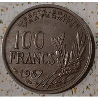 Франция 100 франков, 1957 Без отметки монетного двора "B" (14-9-9)