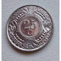 Нидерландские Антильские острова 25 центов, 1990 6-11-3