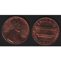 США km201 1 цент 1980 год (-) (f0