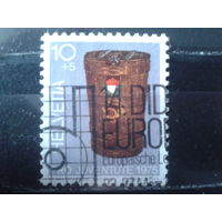 Швейцария 1975 День марки, старинный почтовый ящик