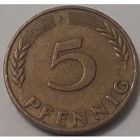 Германия 5 пфеннигов, 1950 Ф