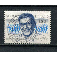 Финляндия - 1988 - Лаури Пихкала - легкоатлет - [Mi. 1036] - полная серия - 1 марка. Гашеная.  (Лот 164BE)