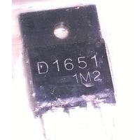 D1651 Кремниевый NPN с обратным диодом, 800В 5А 60Вт транзистор. 2SD1651