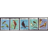 5 марок 1977 год Куба Птицы 2197-2201
