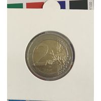 Германия 2 евро 2016 D в холдере