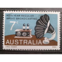 Австралия 1973 50 лет Австралийскому радиовещанию**