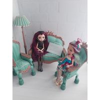 Ever After High (Рэйвен и Меделин) + мебель