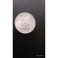 Польша 5 грошей 1949 алюминий большего диаметра нечастая