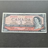 Распродажа! Канада 2 доллара 1954 г.