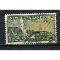 Новая Зеландия - 1951 - Парусник 2Р+1Р - [Mi.318] - 1 марка. Гашеная.  (LOT EW22)-T10P14