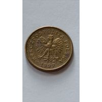 Польша. 1 грош 1997 года (2)