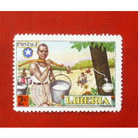 Либерия. Сельское хозяйство. ( 1 марка ) 1949 года. 2-20.