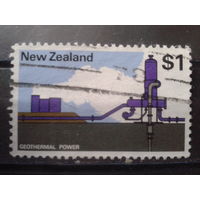 Новая Зеландия 1970 Стандарт, геотермальная электростанция 1 доллар