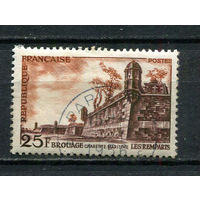 Франция - 1955 - Природа 25Fr - [Mi.1070] - 1 марка. Гашеная.  (Лот 71EG)-T2P8