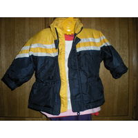 Куртка-ветровка на тонком слое синтепона р.80-92