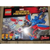Конструктор LEGO Marvel Super Heroes 76076 Воздушная погоня Капитана Америка.