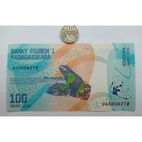 Werty71 Мадагаскар 100 ариари 2017 UNC банкнота