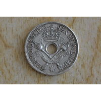 Новая Гвинея 1 шиллинг 1938(серебро)