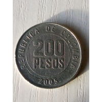 Колумбия 200 песо 2005г.