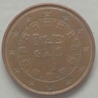 1 евроцент 2002 Португалия. Возможен обмен