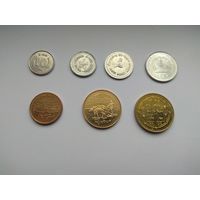 Непал. 7 монет 1988-2009 год. 5-10-25-50 пайсов, 1-2-5 рупий