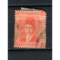 Египет - 1937/1944 - Король Фарук 2М - [Mi.224] - 1 марка. Гашеная.  (LOT Ei4)-T10P38