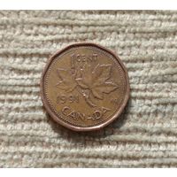Werty71 Канада 1 цент 1991 Елизавета 2