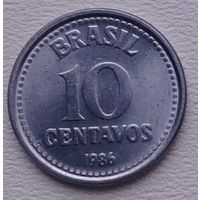 Бразилия 10 сентаво 1986