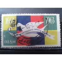 Бразилия 1963 300 лет почте в Бразилии