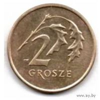 Польша, 2 гроша 1991 - 2013